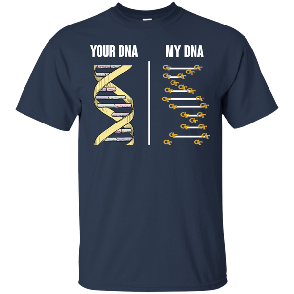Georgia Tech Yellow Jackets T shirts Your DNA My DNA Hoodies Sweatshirts