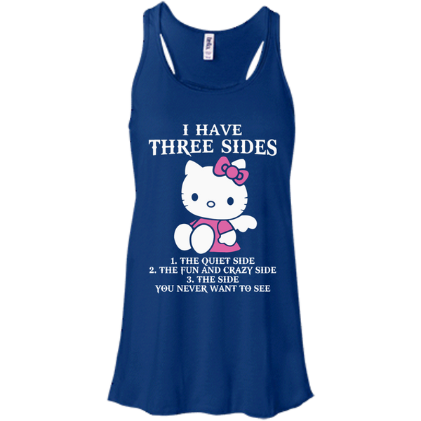 Hello Kitty T shirts I Have Three Sides Hoodies Sweatshirts