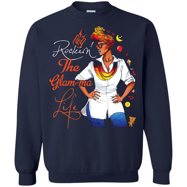 Grandma Gift T shirts Rockin The Glam-ma Life Hoodies Sweatshirts