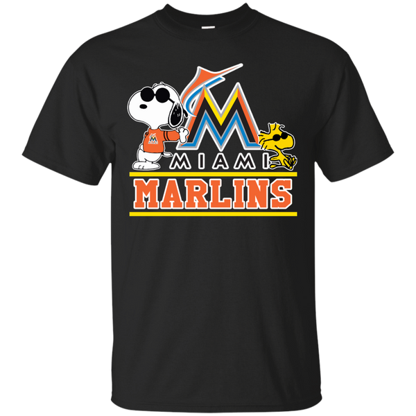 Miami Marlins T shirts Snoopy Hoodies Sweatshirts
