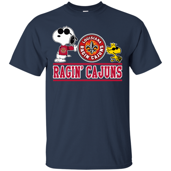 Louisiana Lafayette Ragin' Cajuns T shirts Snoopy Hoodies Sweatshirts