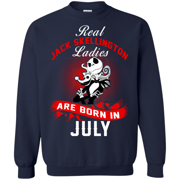 Jack Skellington T shirts Real Jack Skellington Ladies Born In July Hoodies Sweatshirts