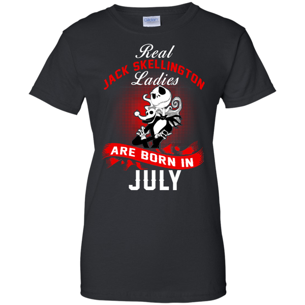 Jack Skellington T shirts Real Jack Skellington Ladies Born In July Hoodies Sweatshirts