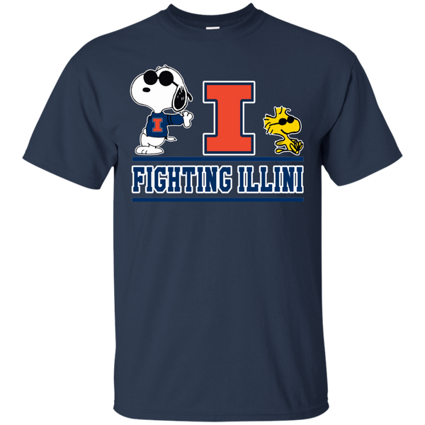 Illinois Fighting Illini T shirts Snoopy Hoodies Sweatshirts