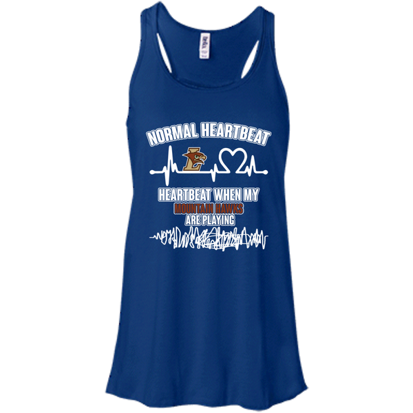 Lehigh Mountain Hawks T shirts Heartbeat When My Mountain Hawks Playing Hoodies Sweatshirts