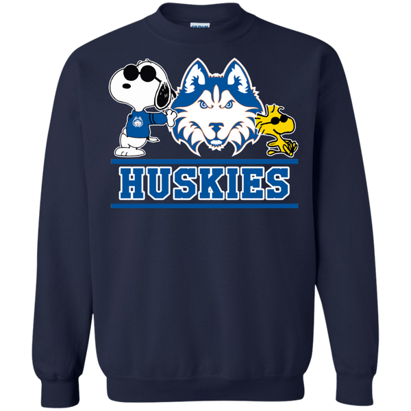 Houston Baptist Huskies T shirts Snoopy Hoodies Sweatshirts