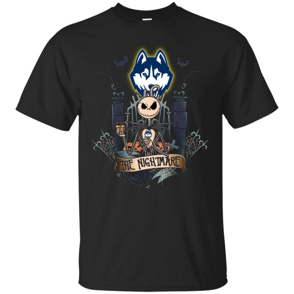 Halloween Connecticut Huskies T shirts The Nightmare Hoodies Sweatshirts