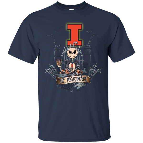 Halloween Illinois Fighting Illini T shirts The Nightmare Hoodies Sweatshirts