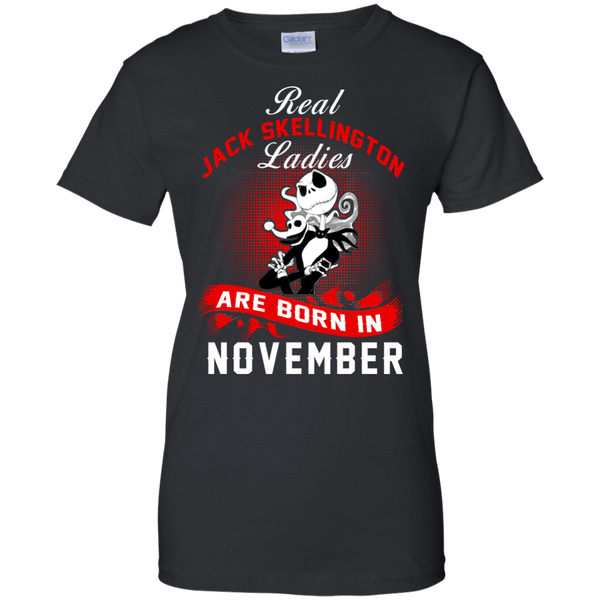 Jack Skellington T shirts Real Jack Skellington Ladies Born In November Hoodies Sweatshirts