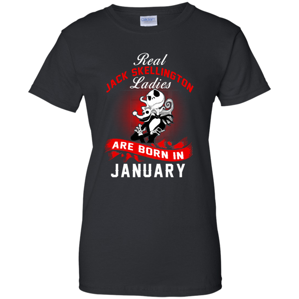 Jack Skellington T shirts Real Jack Skellington Ladies Born In January Hoodies Sweatshirts