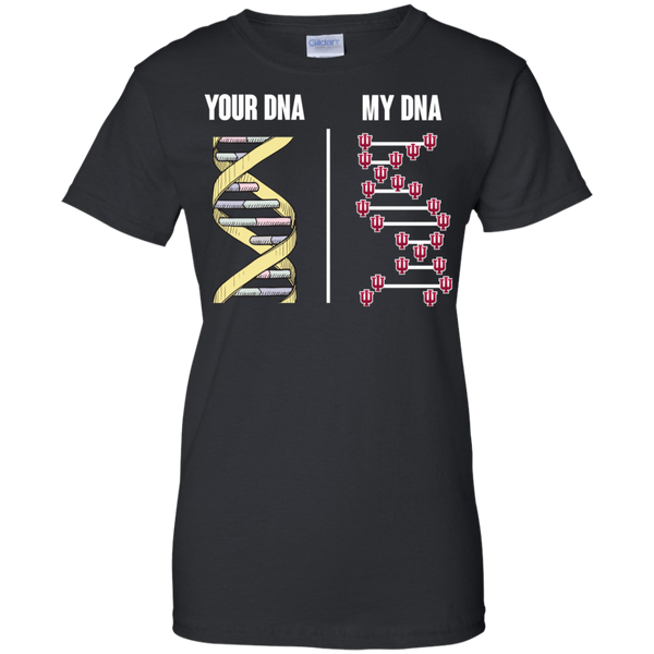 Indiana Hoosiers T shirts Your DNA My DNA Hoodies Sweatshirts