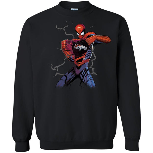Denver Broncos T shirts Spiderman Hoodies Sweatshirts