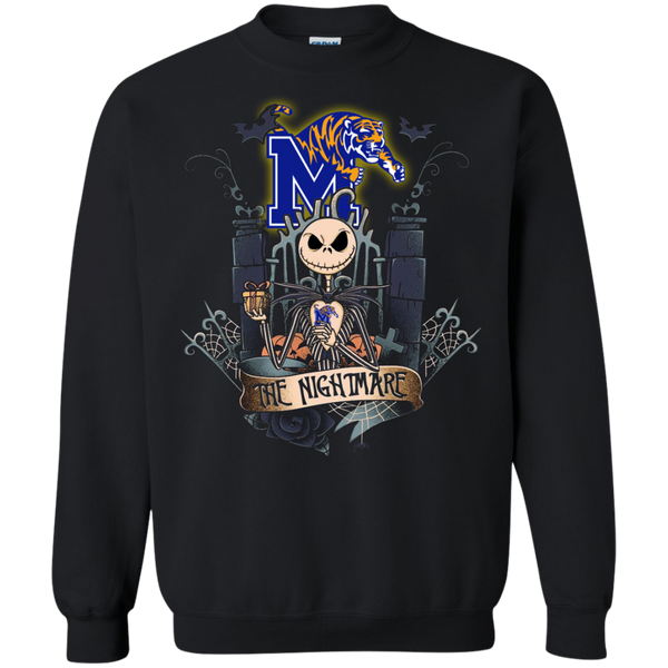 Halloween Memphis Tigers T shirts The Nightmare Hoodies Sweatshirts