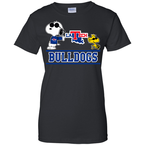 Louisiana Tech Bulldogs T shirts Snoopy Hoodies Sweatshirts