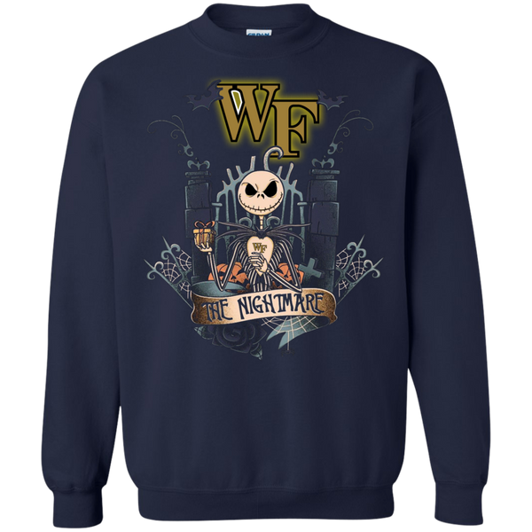 Halloween Wake Forest Demon Deacons T shirts The Nightmare Hoodies Sweatshirts