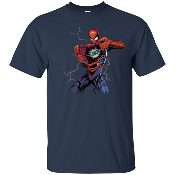 Miami Dolphins T shirts Spiderman Hoodies Sweatshirts