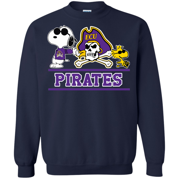 East Carolina Pirates T shirts Snoopy Hoodies Sweatshirts