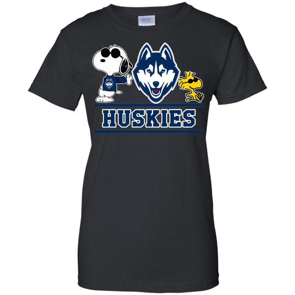 Connecticut Huskies T shirts Snoopy Hoodies Sweatshirts