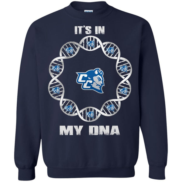 Central Connecticut State Blue Devils T shirts It's In My DNA Hoodies Sweatshirts