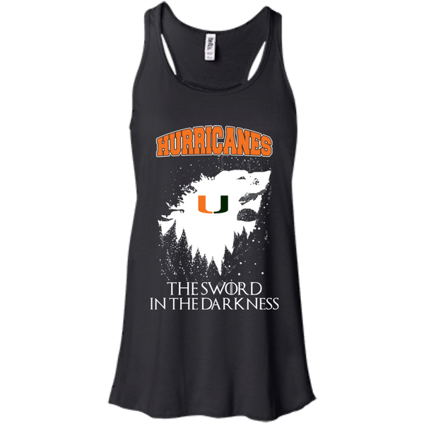 Miami Hurricanes Game Of Thrones T shirts The Sword In The Darkness Hoodies Sweatshirts