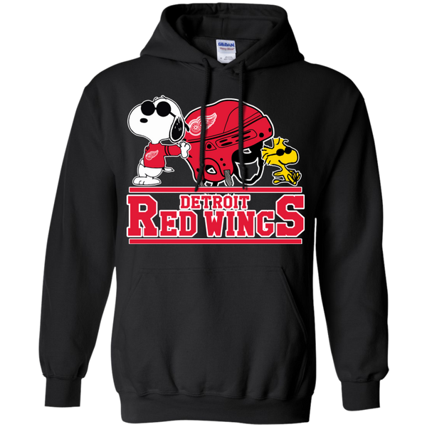 Detroit Red Wings T shirts Snoopy Hoodies Sweatshirts