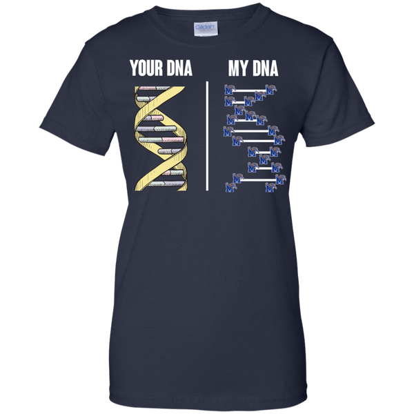 Memphis Tigers T shirts Your DNA My DNA Hoodies Sweatshirts