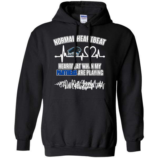 Eastern Illinois Panthers T shirts Heartbeat When My Panthers Playing Hoodies Sweatshirts