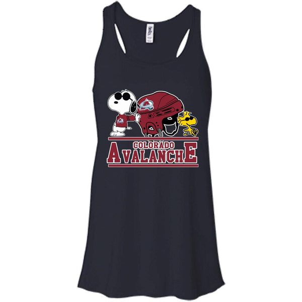Colorado Avalanche T shirts Snoopy Hoodies Sweatshirts