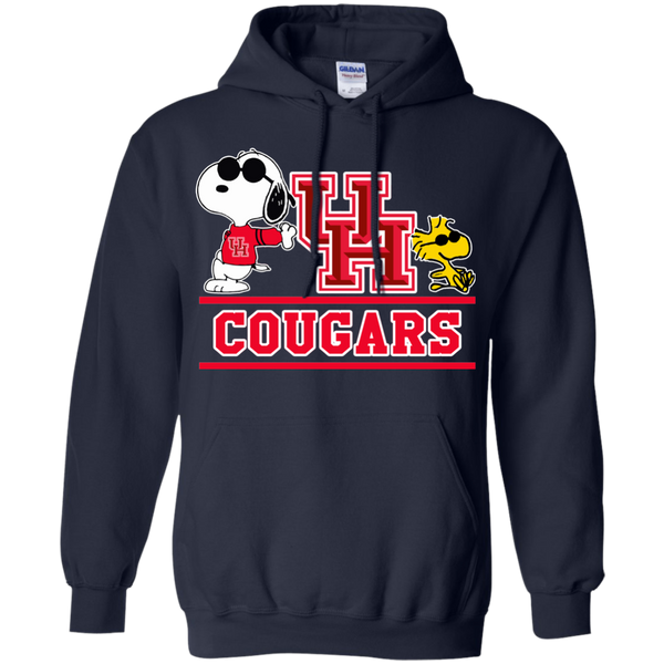 Houston Cougars T shirts Snoopy Hoodies Sweatshirts
