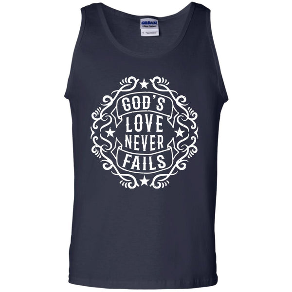 Christian Jesus T shirts God's Love Never Fails Hoodies Sweatshirts