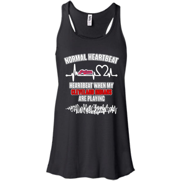 Cleveland Indians T shirts Heartbeat When My Cleveland Indians Playing Hoodies Sweatshirts