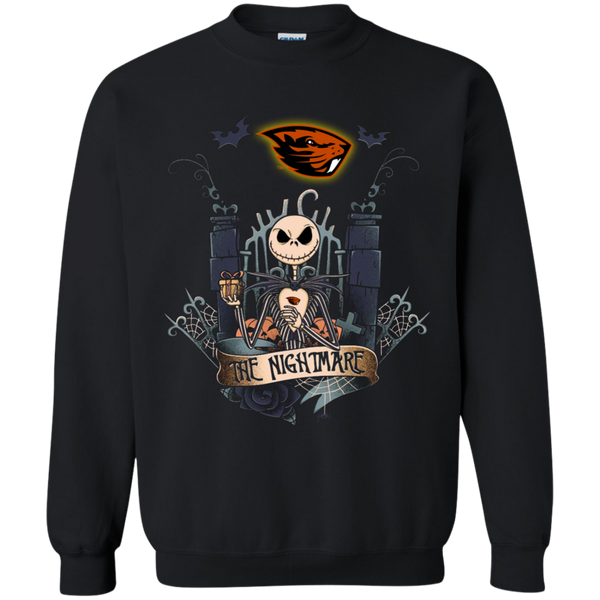 Halloween oregon state beavers T shirts The Nightmare Hoodies Sweatshirts