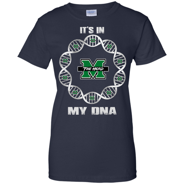 Marshall Thundering Herd T shirts It's In My DNA Hoodies Sweatshirts