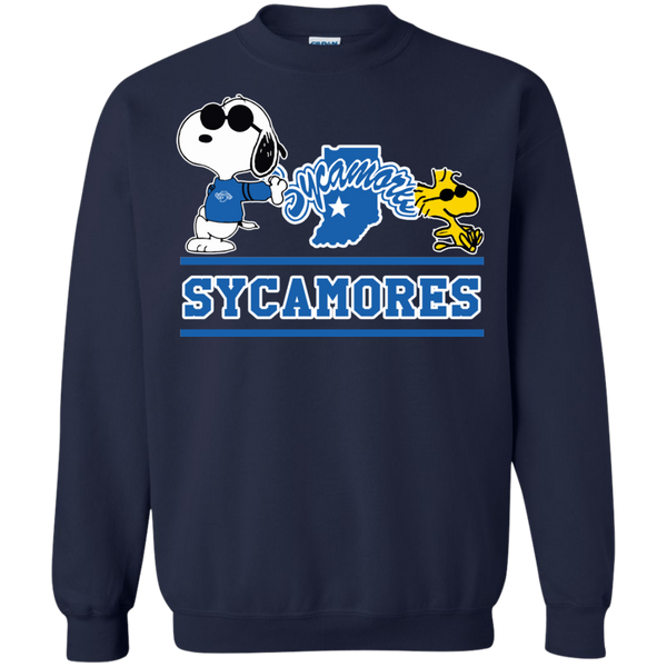Indiana State Sycamores T shirts Snoopy Hoodies Sweatshirts
