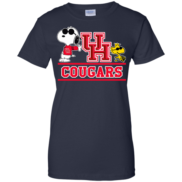 Houston Cougars T shirts Snoopy Hoodies Sweatshirts
