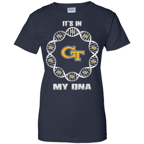 Georgia Tech Yellow Jackets T shirts It's In My DNA Hoodies Sweatshirts