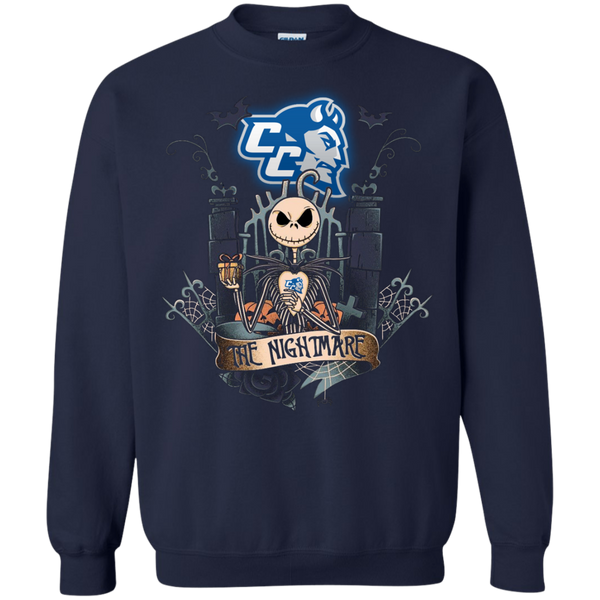 Halloween Central Connecticut State Blue Devils T shirts The Nightmare Hoodies Sweatshirts