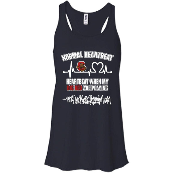 Cornell Big Red T shirts Heartbeat When My Big Red Playing Hoodies Sweatshirts