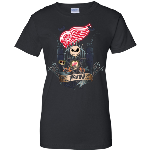 Halloween Detroit Red Wings T shirts The Nightmare Hoodies Sweatshirts