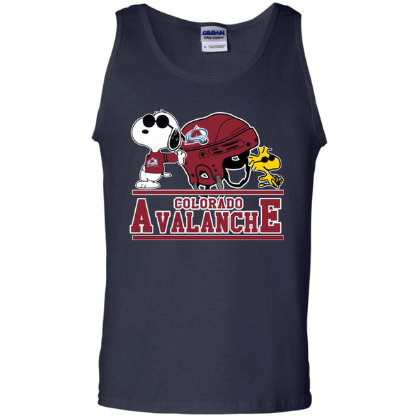 Colorado Avalanche T shirts Snoopy Hoodies Sweatshirts