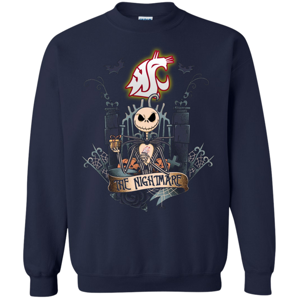 Halloween Washington State Cougars T shirts The Nightmare Hoodies Sweatshirts