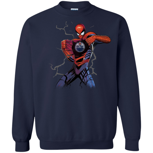 Edmonton Oilers T shirts Spiderman Hoodies Sweatshirts
