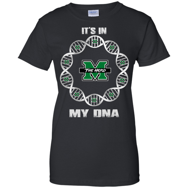 Marshall Thundering Herd T shirts It's In My DNA Hoodies Sweatshirts