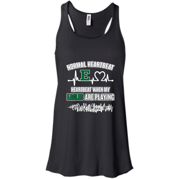 Eastern Michigan Eagles T shirts Heartbeat When My Eagles Playing Hoodies Sweatshirts