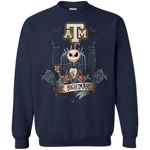 Halloween Texas A&M Aggies T shirts The Nightmare Hoodies Sweatshirts