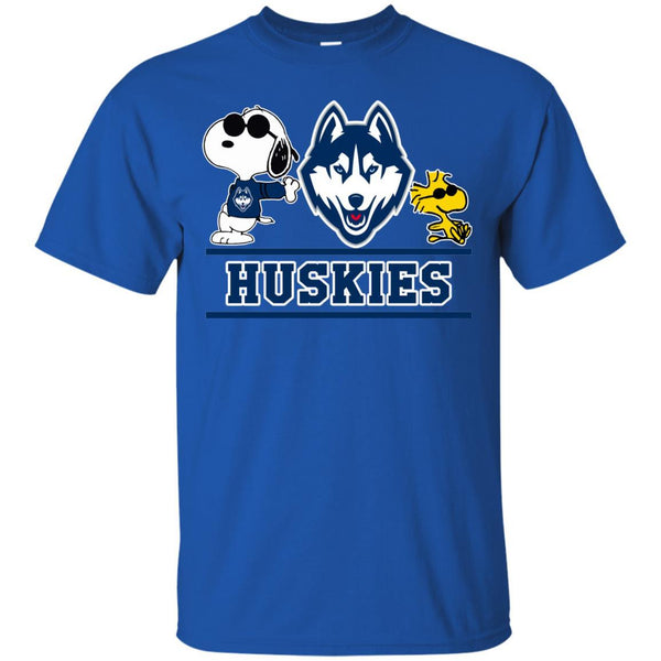Connecticut Huskies T shirts Snoopy Hoodies Sweatshirts