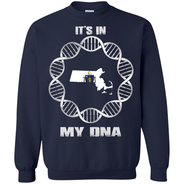 Massachusetts State T shirts It's In My DNA Hoodies Sweatshirts