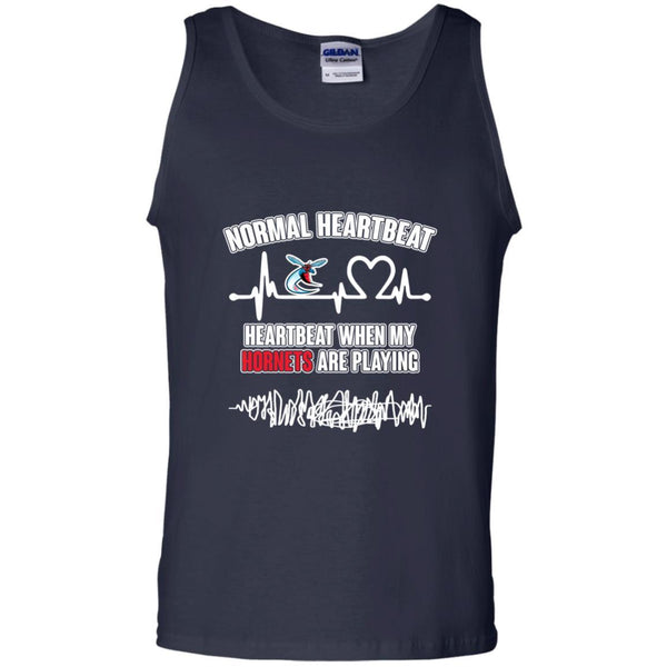 Delaware State Hornets T shirts Heartbeat When My Hornets Playing Hoodies Sweatshirts