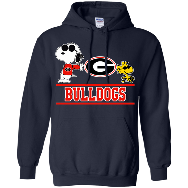 Georgia Bulldogs T shirts Snoopy Hoodies Sweatshirts