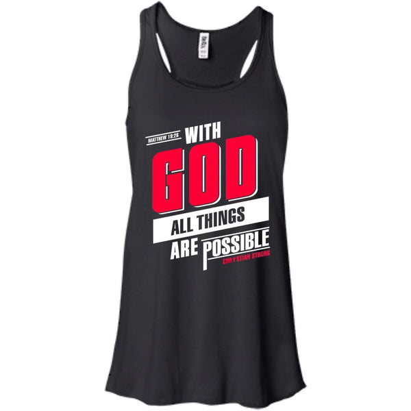 Christian Jesus T shirts With God All Things Are Possible Hoodies Sweatshirts